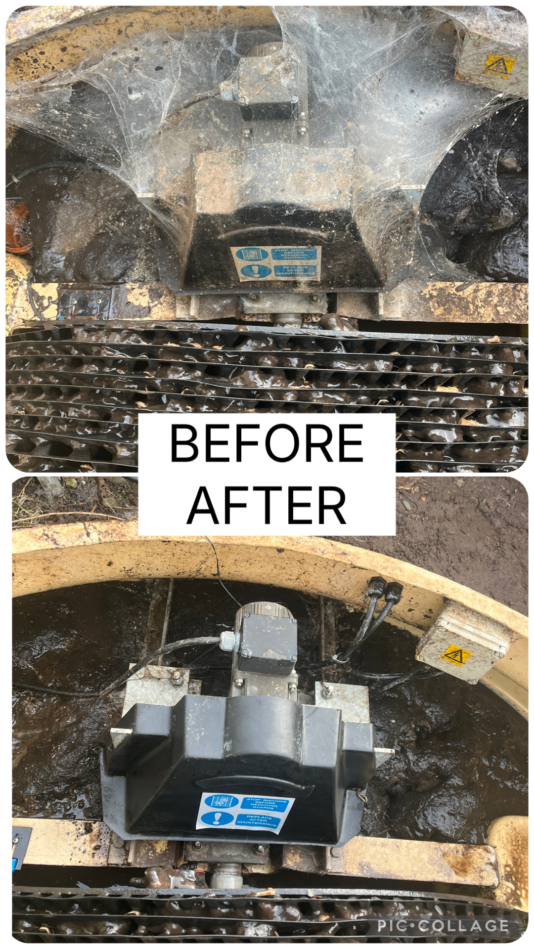 Drive system clear – BAX BioDisc service Carnwath