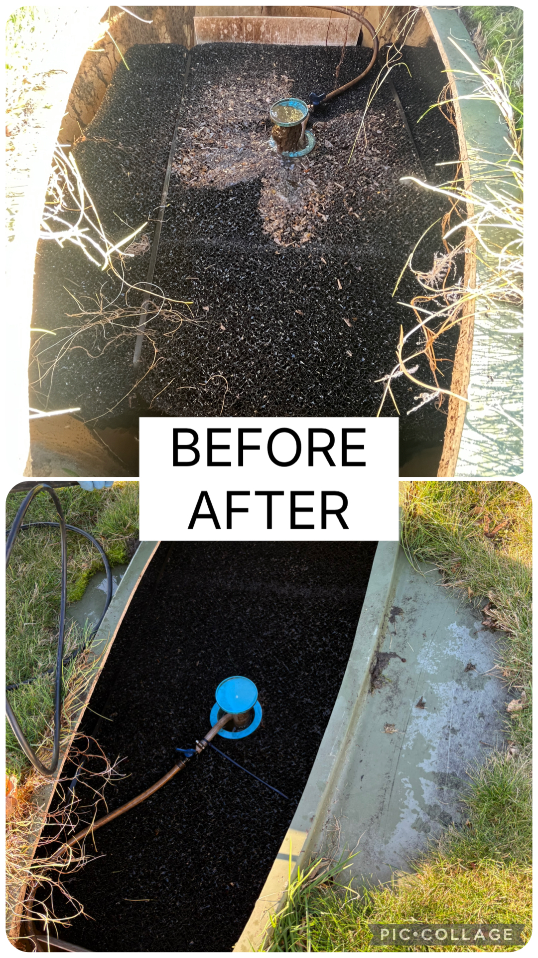 Enkamat clean during BioTec P12 service Dolphinton