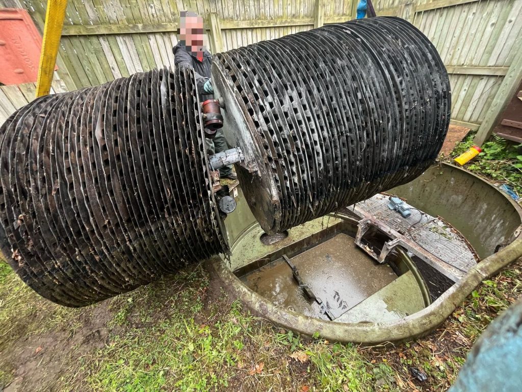 Repairing a BD Biodisc Sewage Treatment Plant in Linlithgow After Years Without Servicing