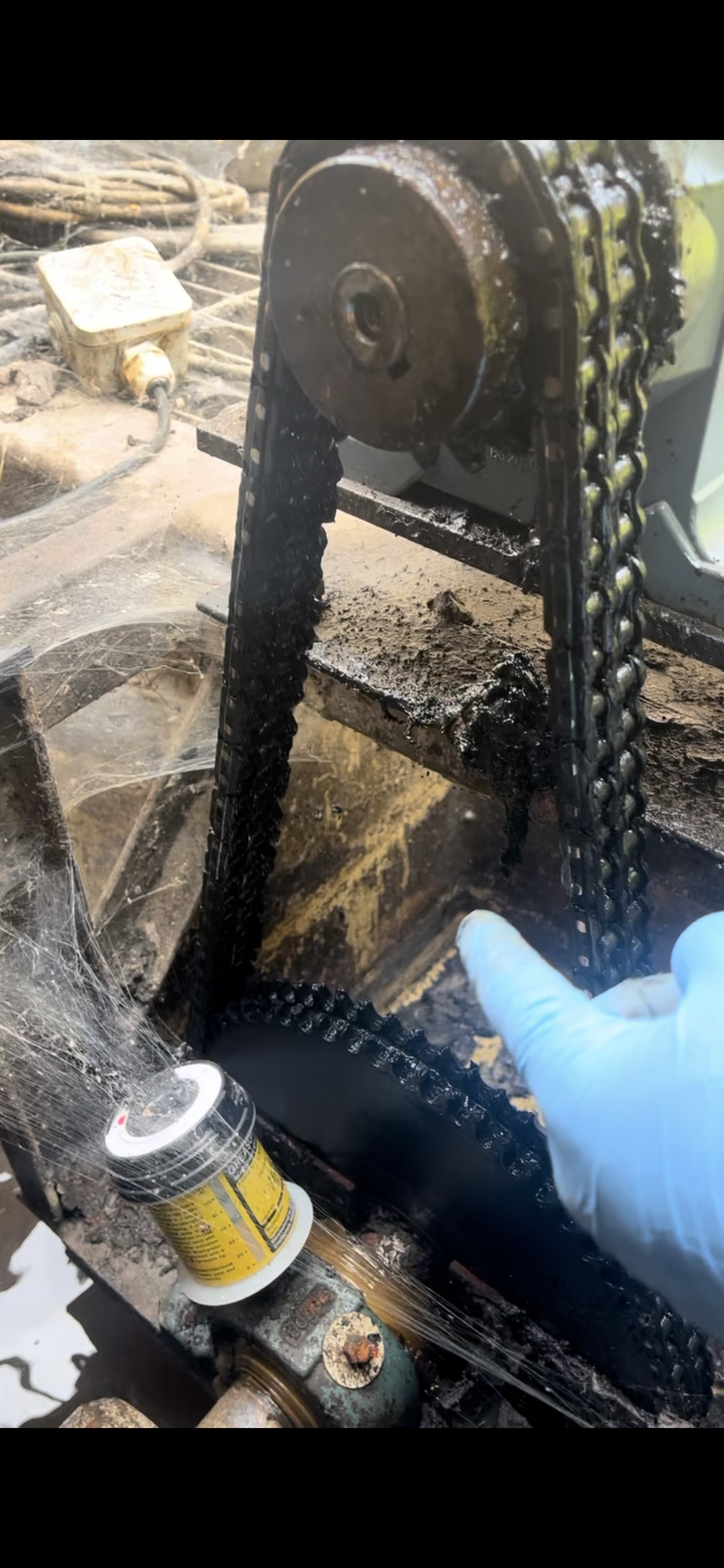 Klargester BioDisc chain repair in Lanark South Lanarkshire