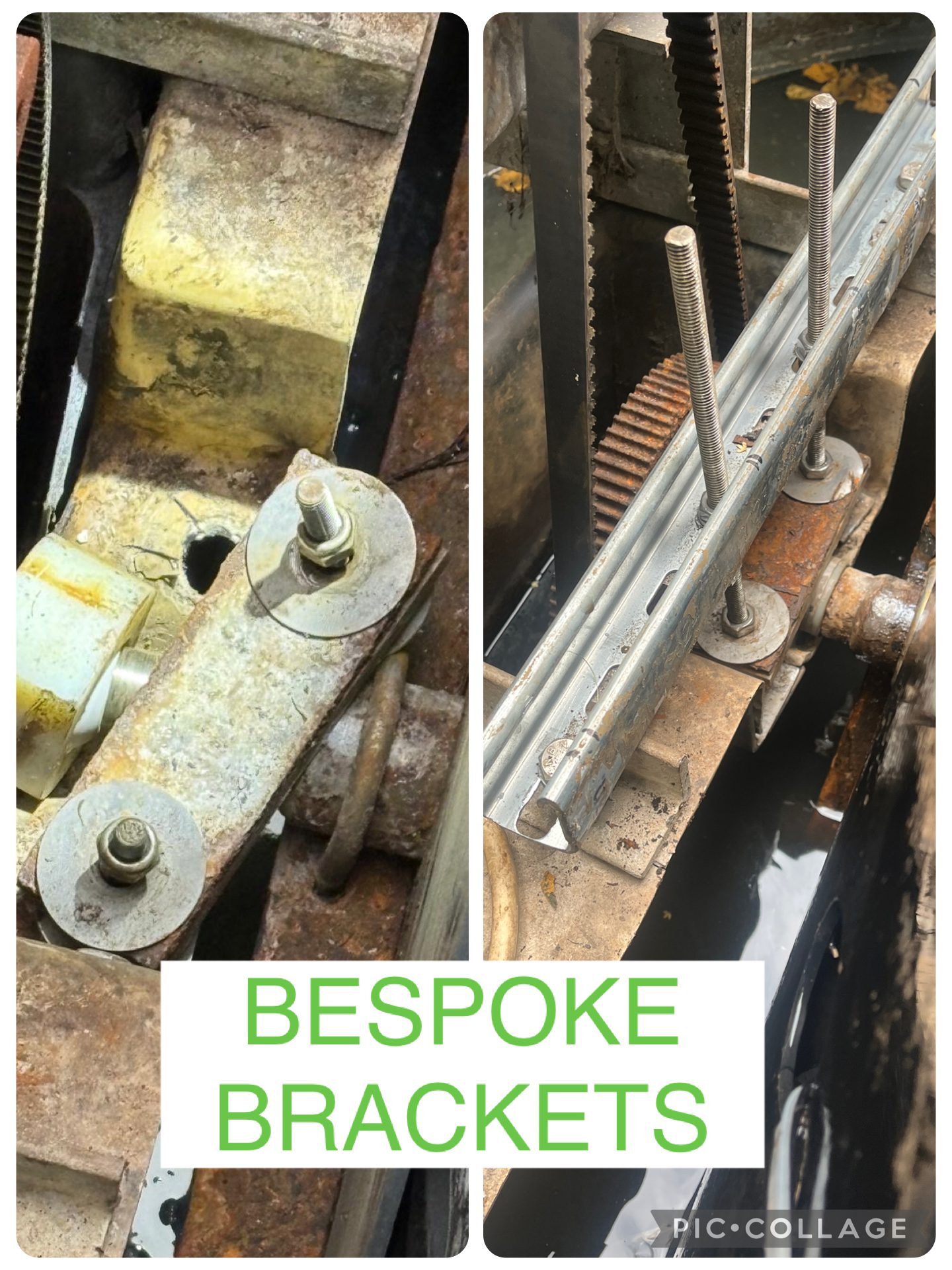 BA BioDisc repair Kinloss – drive-end bracket installed in GRP