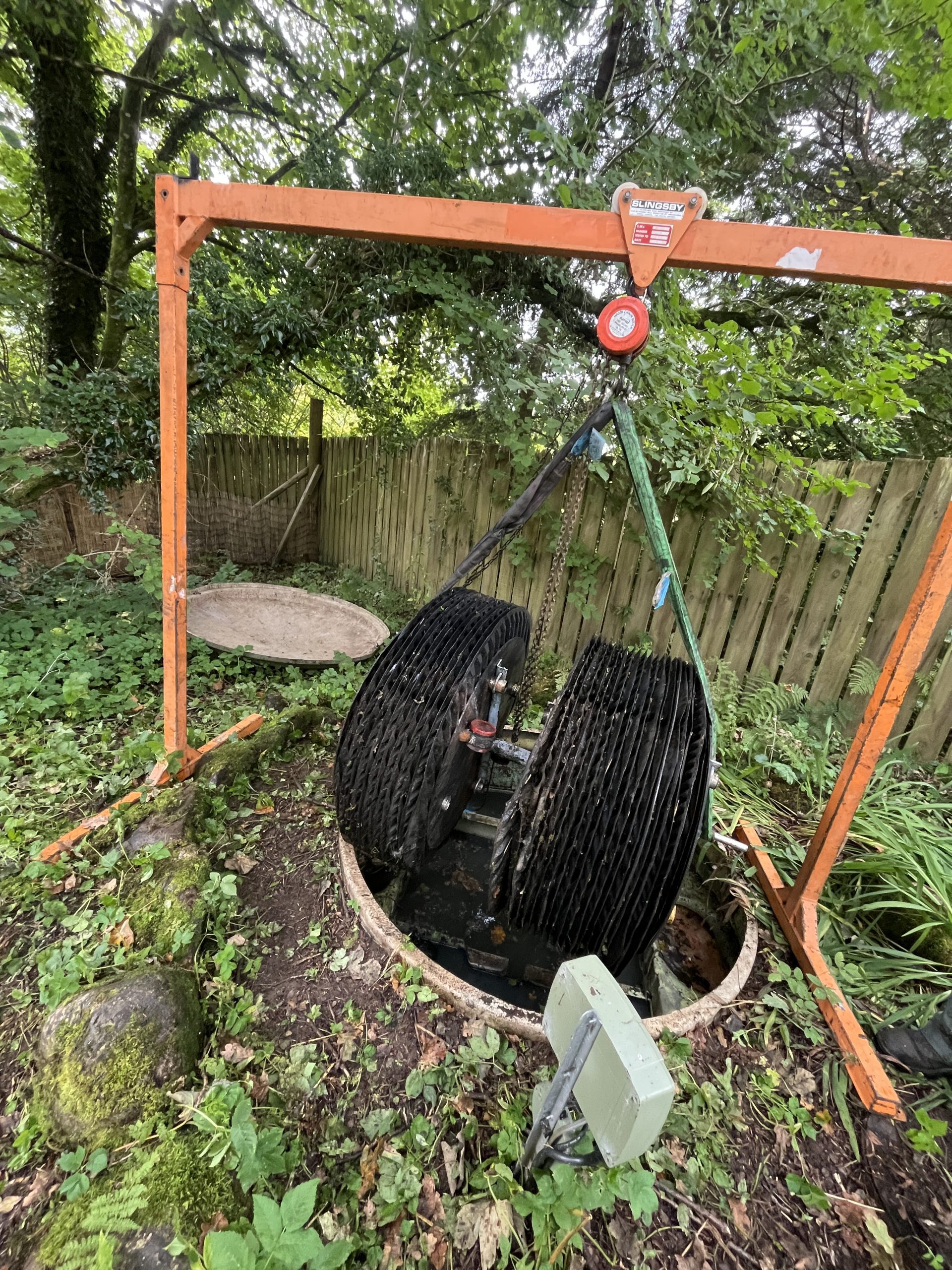 New rotor installed in BB BioDisc Douglas South Lanarkshire