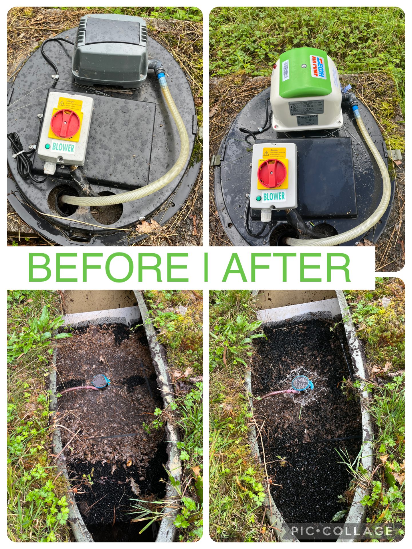 BioTec blower replacement and service in Avonbridge Falkirk