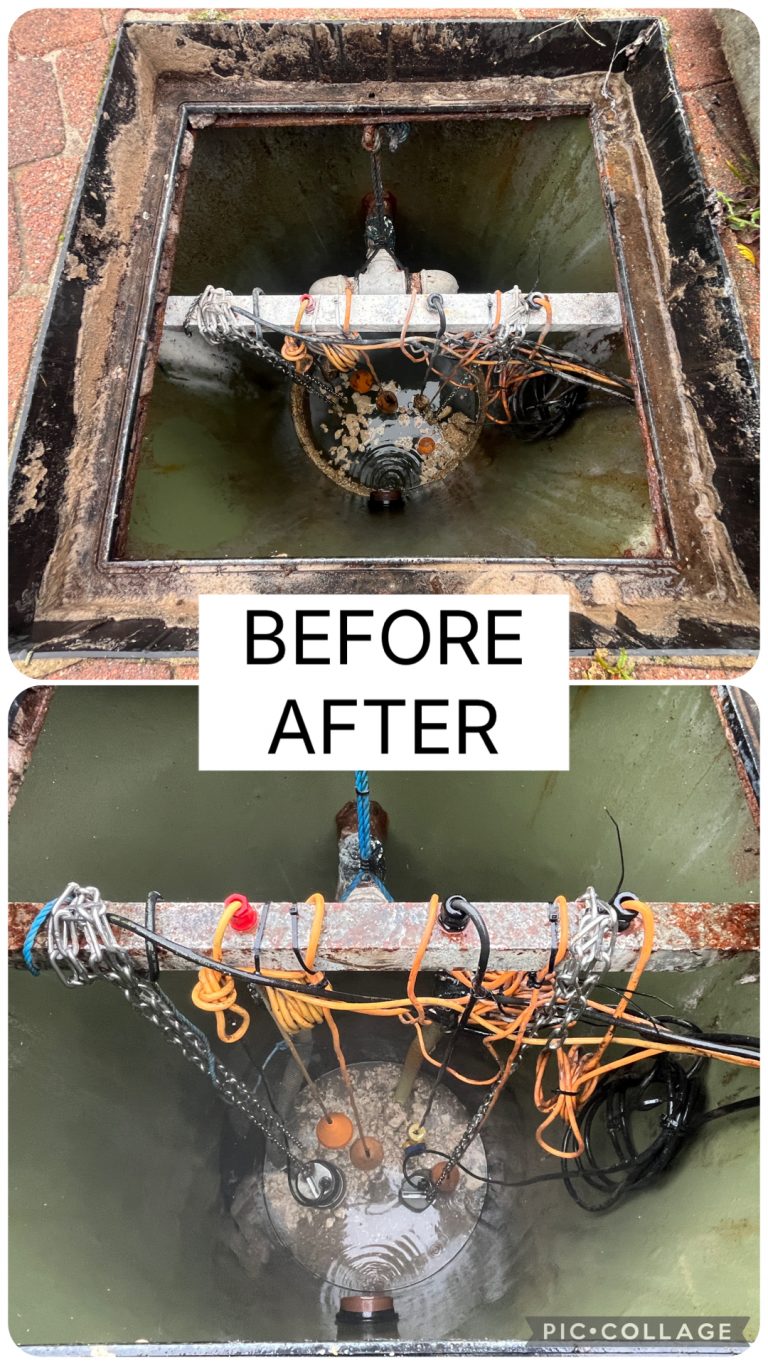 Klargester pumping station service