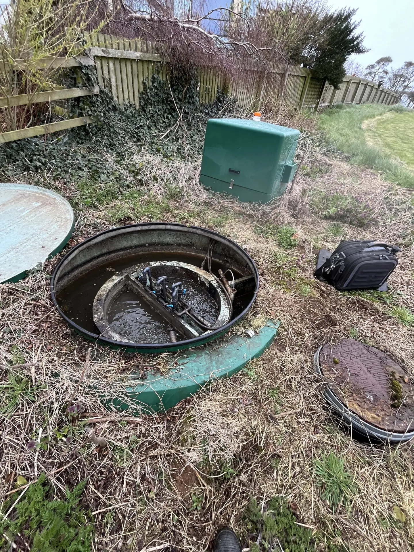 WPL sewage treatment plant in Coldingham, Scottish Borders